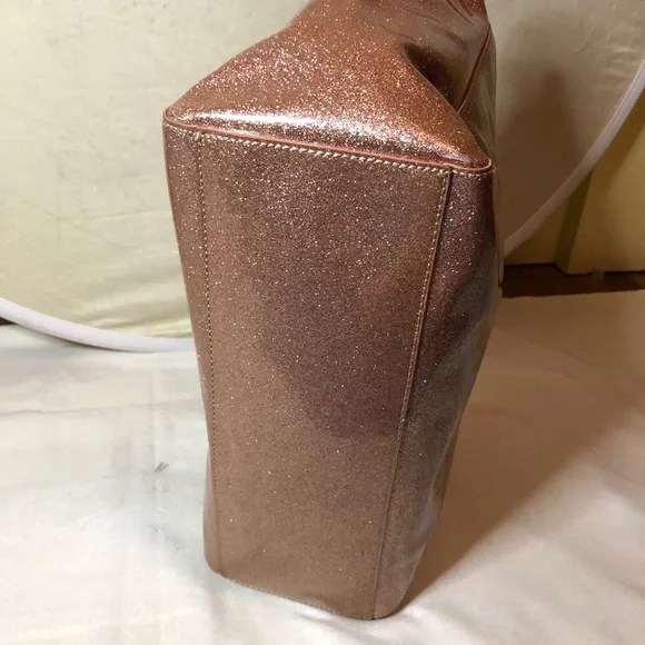 Kate Spade NWOT Glittering Rose Gold Tote - Picture 10 of 14